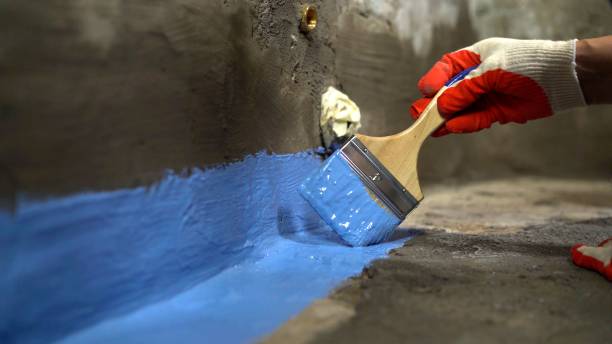 Commercial Exterior Waterproofing project at a Clifton, OH business property by SJ Waterproofing Pros
